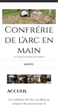 Mobile Screenshot of confrerie-arc.com